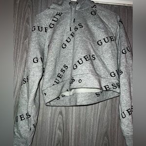 GUESS Cropped Hoodie